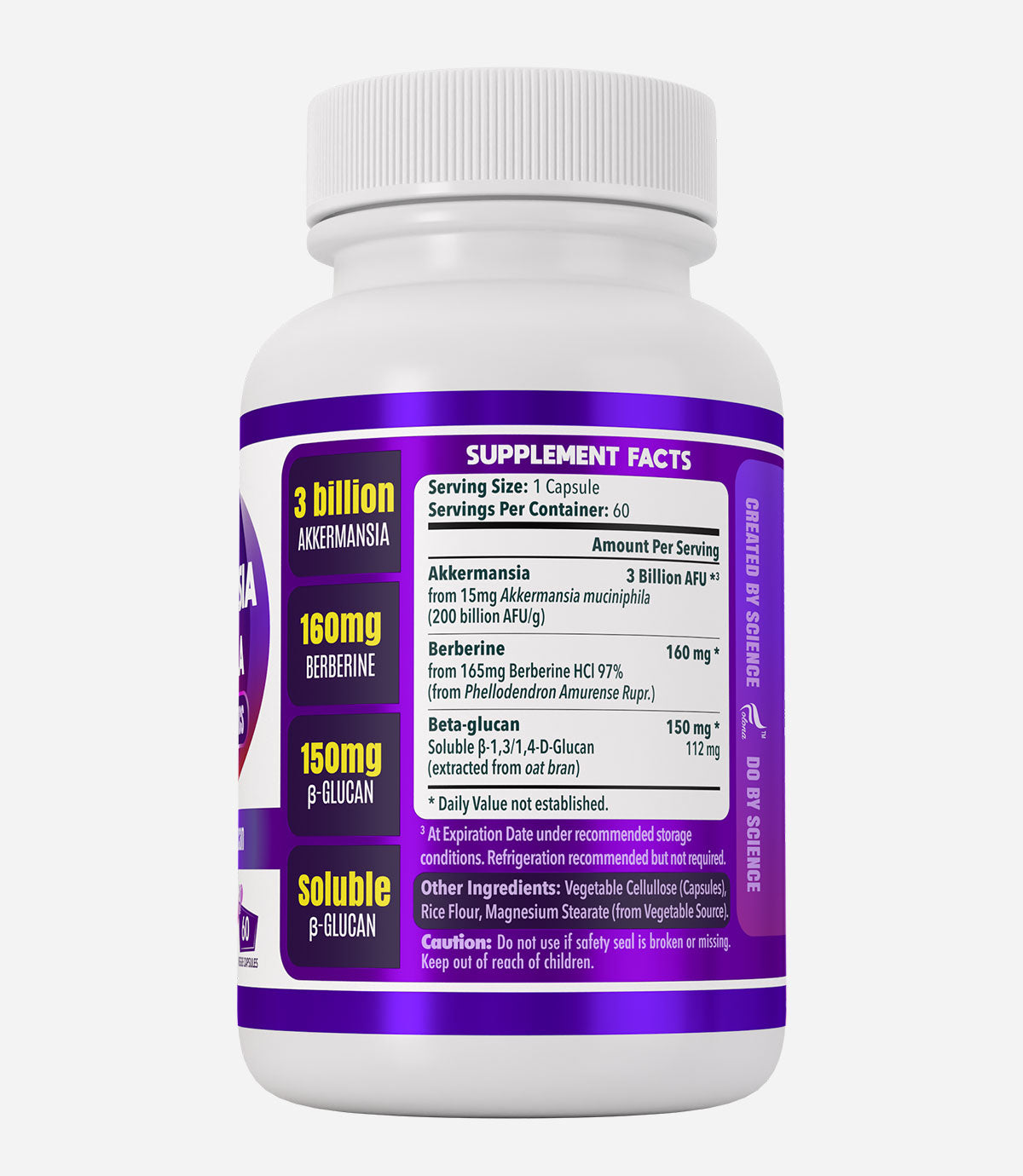 Akkermansia with Berberine and Oat beta-glucan