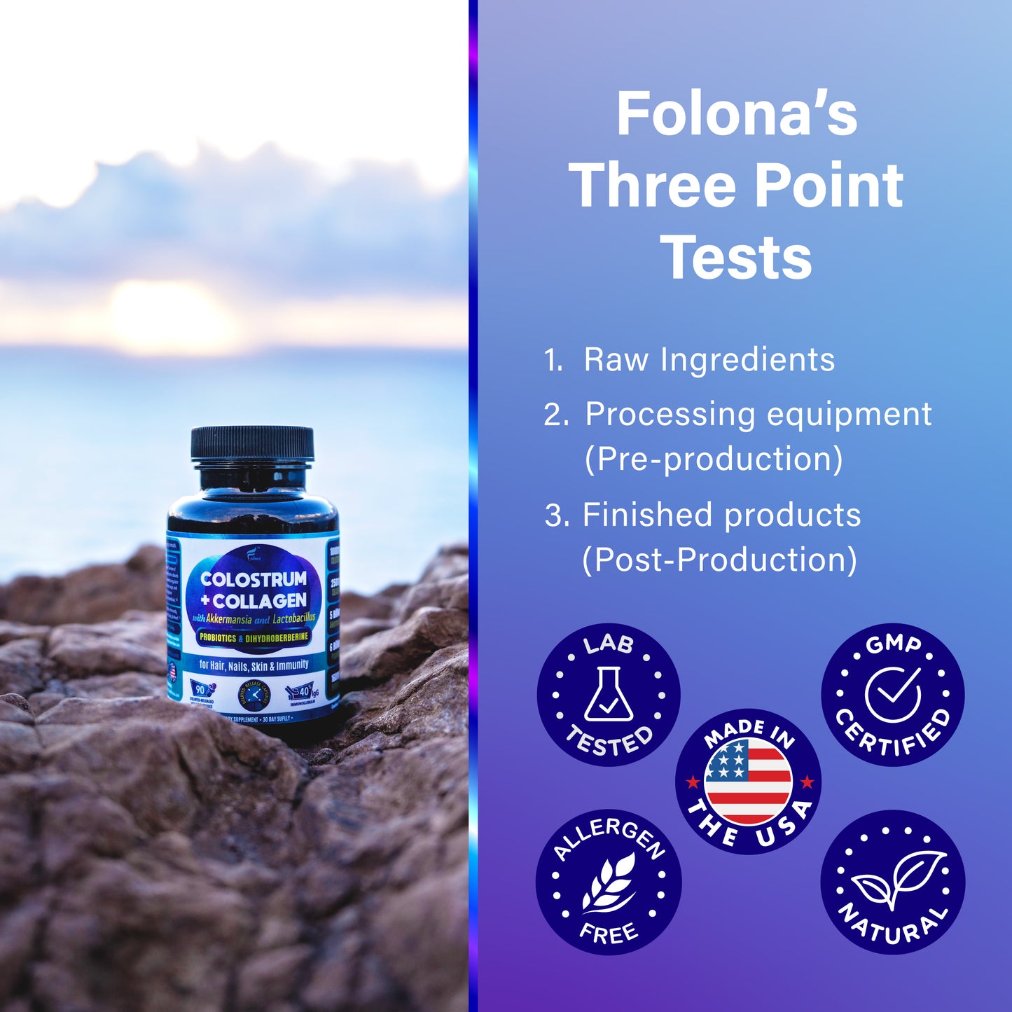 Colostrum + Collagen with Berberine and Probiotics