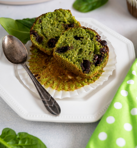 Blueberry Spinach Muffin