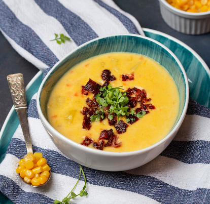 Smoked Paprika Corn Chowder