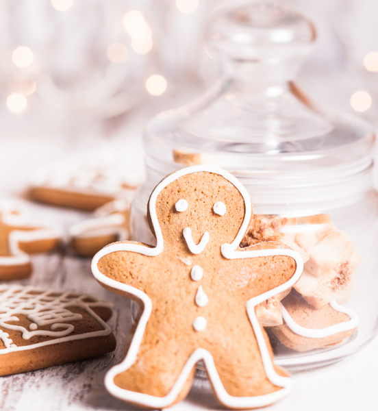 Holiday Spiced Gingerbread Cookies