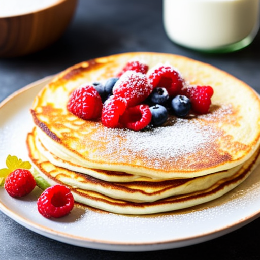 Gluten-Free Pancakes with Pea Milk