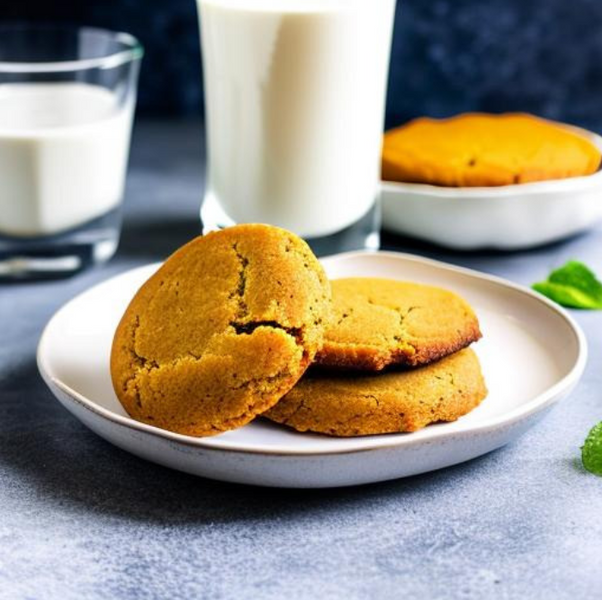 Sweet Potato Cookies with Folona Pea Milk