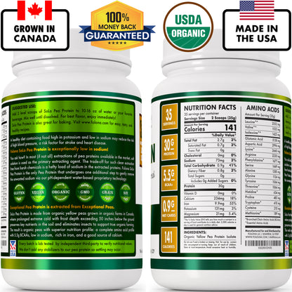 Organic SoLo Pea Protein Powder