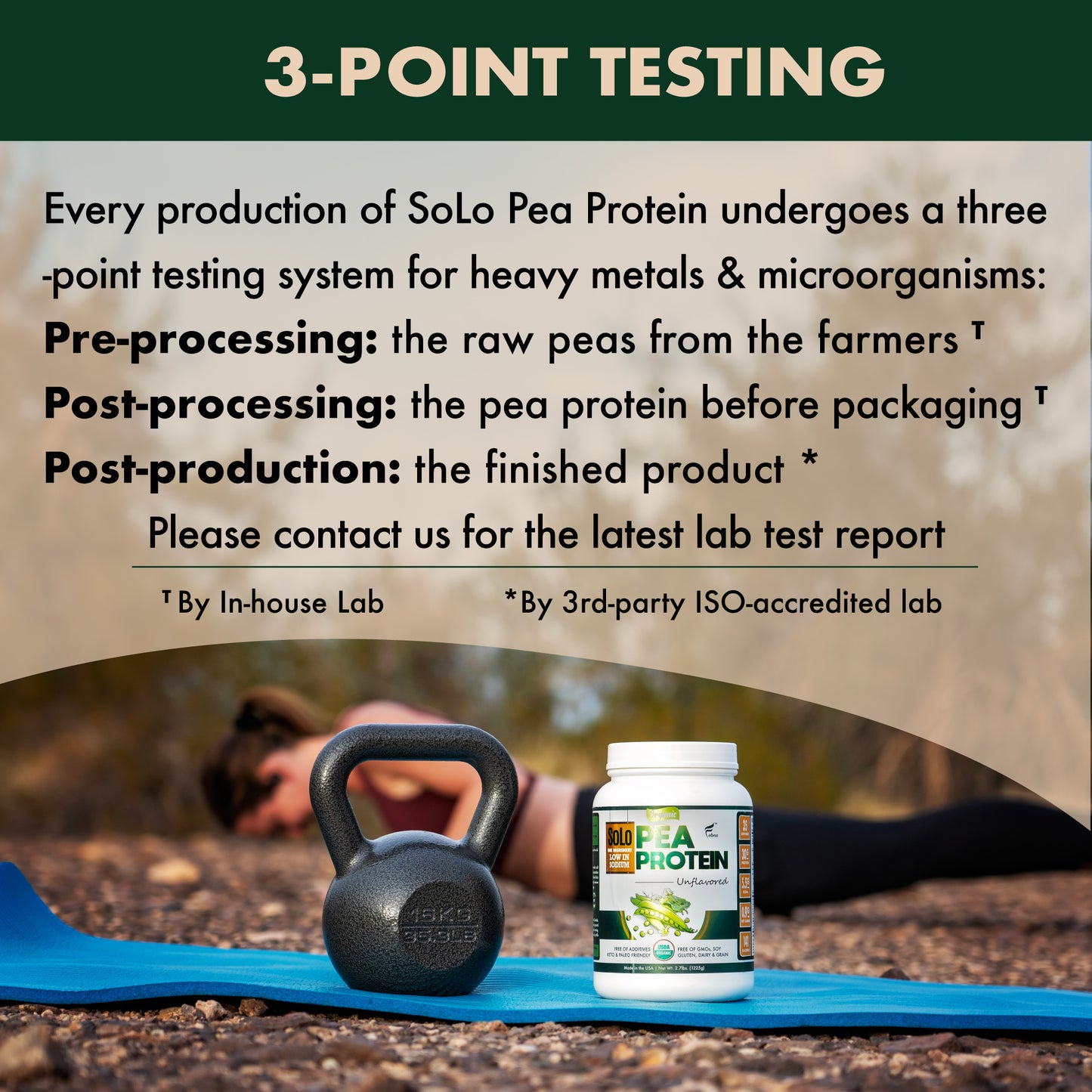 Organic SoLo Pea Protein Powder