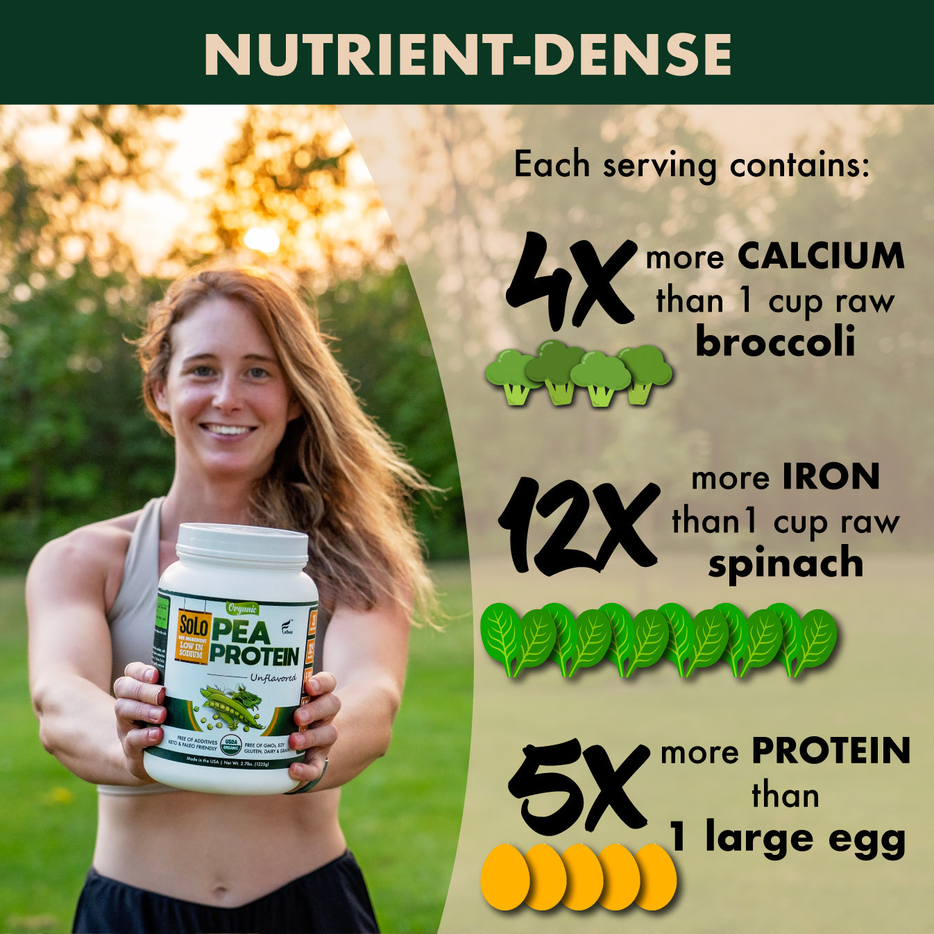 Organic SoLo Pea Protein Powder