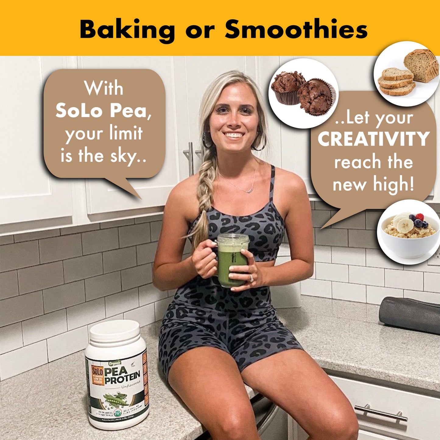 Organic SoLo Pea Protein Powder