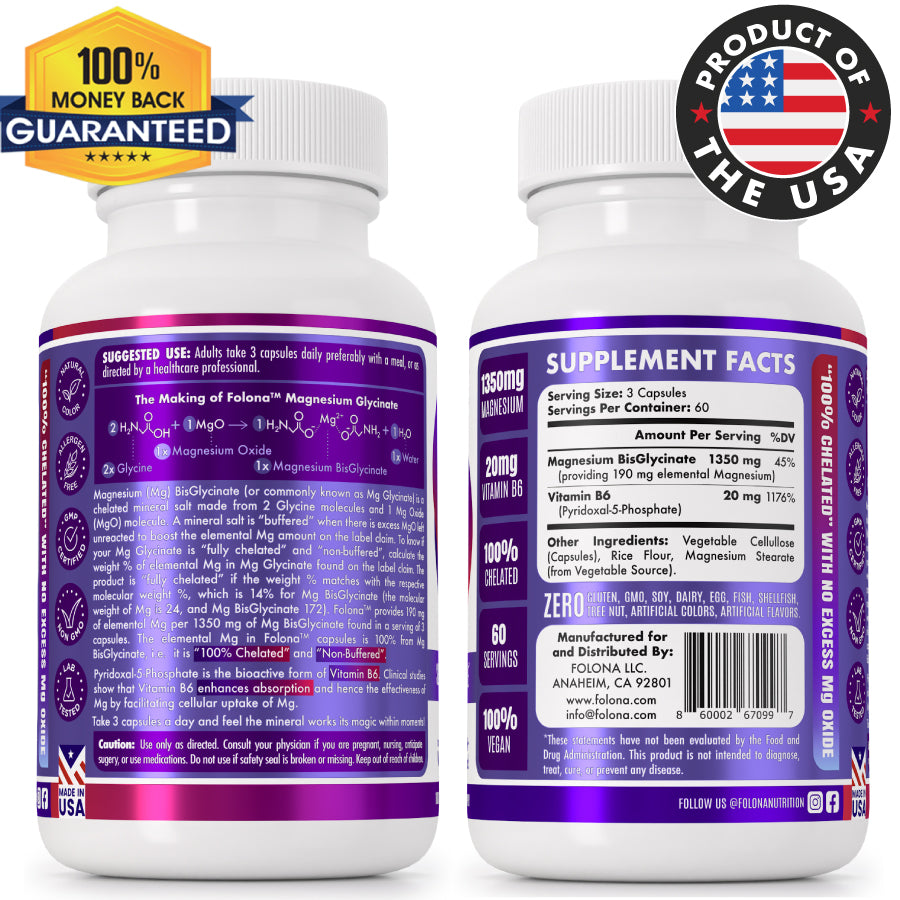 Magnesium Glycinate with Vitamin B6