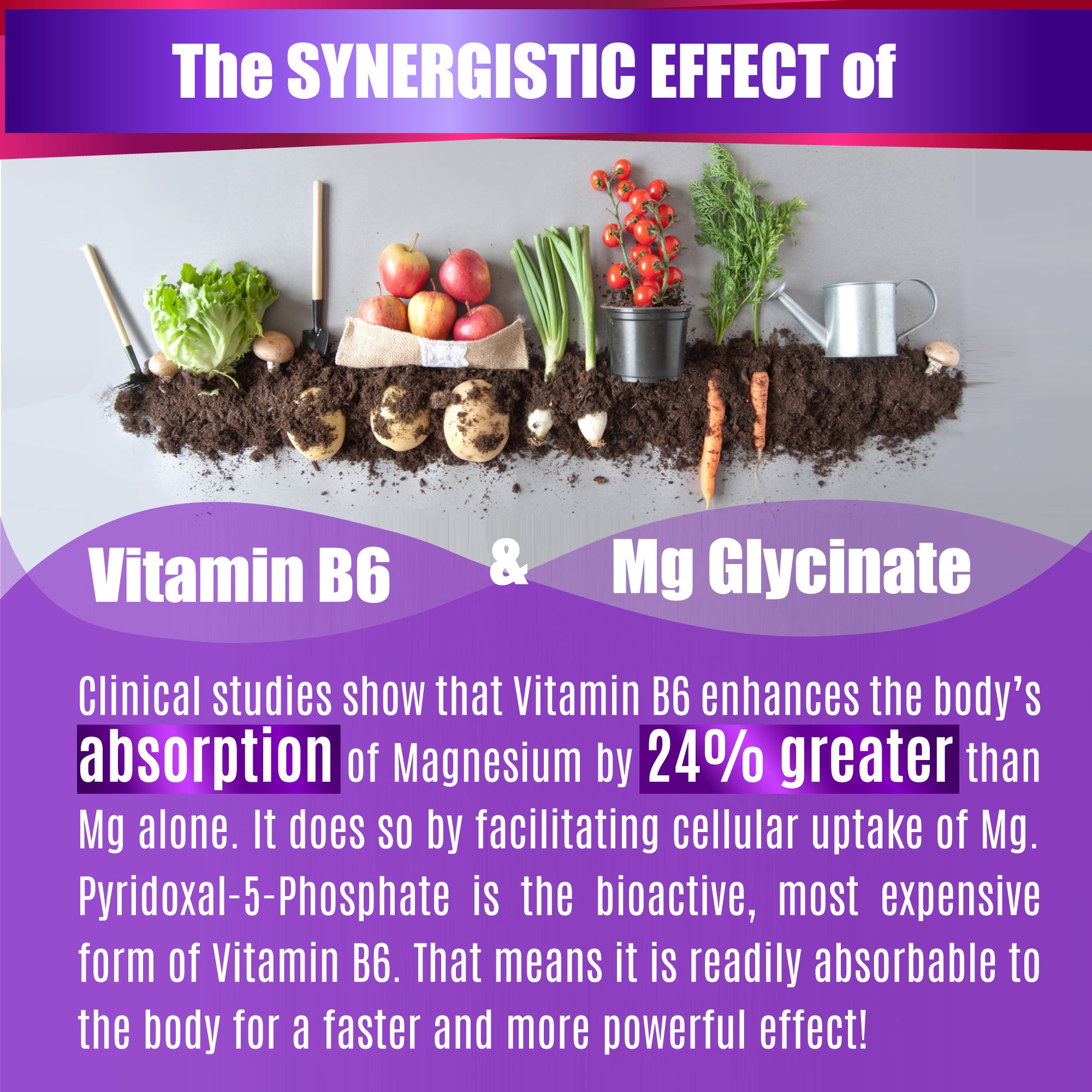 Magnesium Glycinate with Vitamin B6